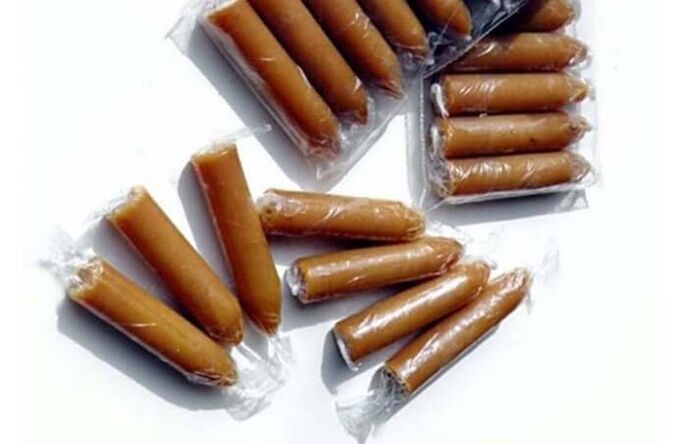 Zäpfchen mit Propolis gegen Prostatitis